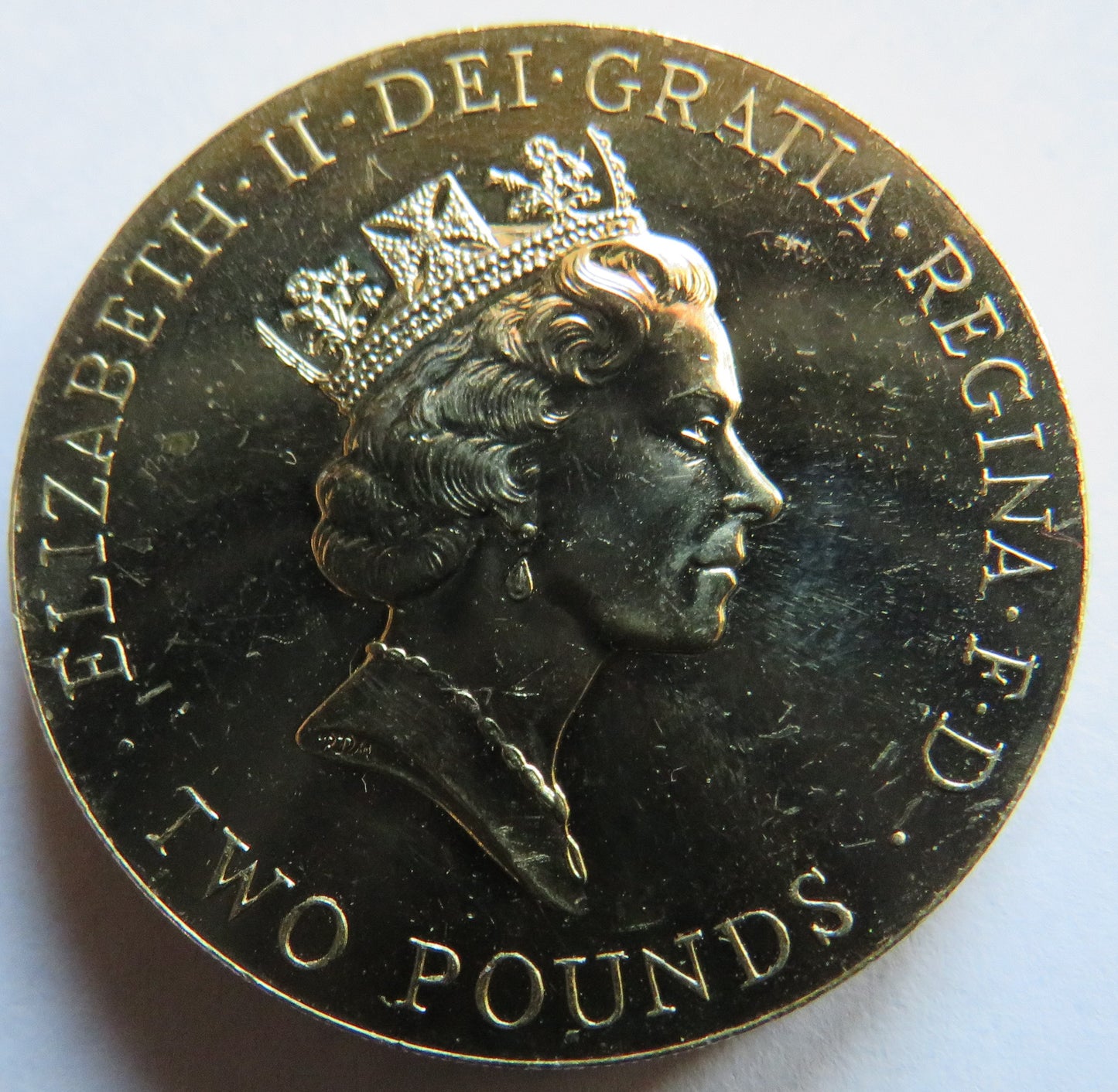 1996 European Football £2 Coin Euro 96