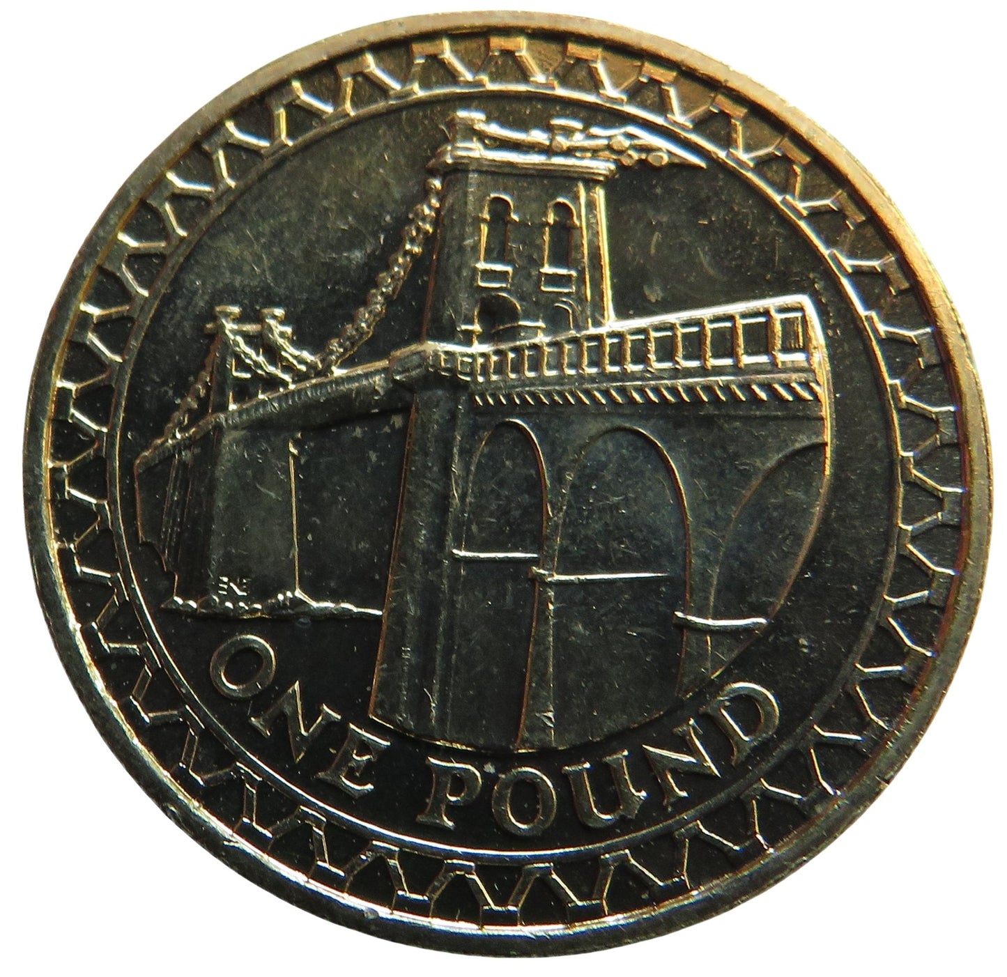 2005 Menai Bridge £1 One Pound Coin In High Grade