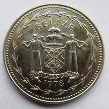 Load image into Gallery viewer, 1978 Belize $1 One Dollar Coin

