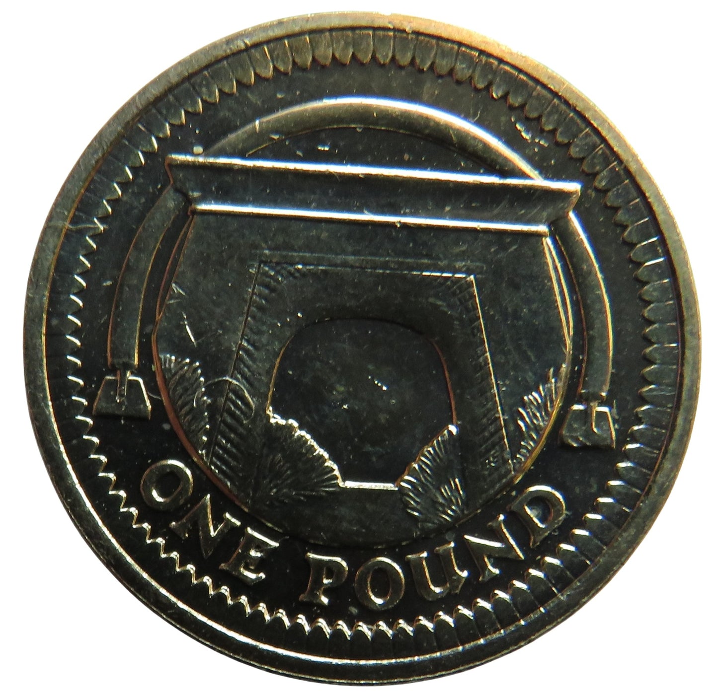 2006 Egyptian Arch £1 One Pound Coin In High Grade