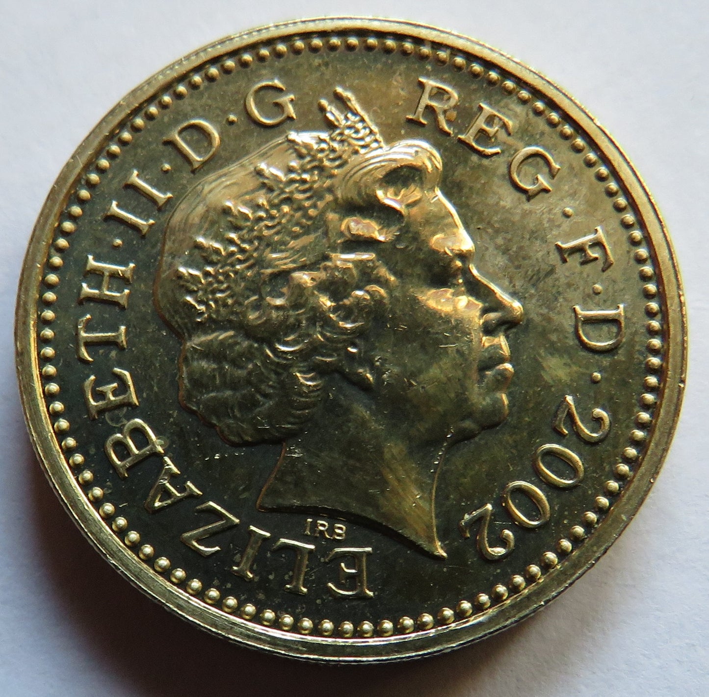 2002 English Lions £1 One Pound Coin In High Grade