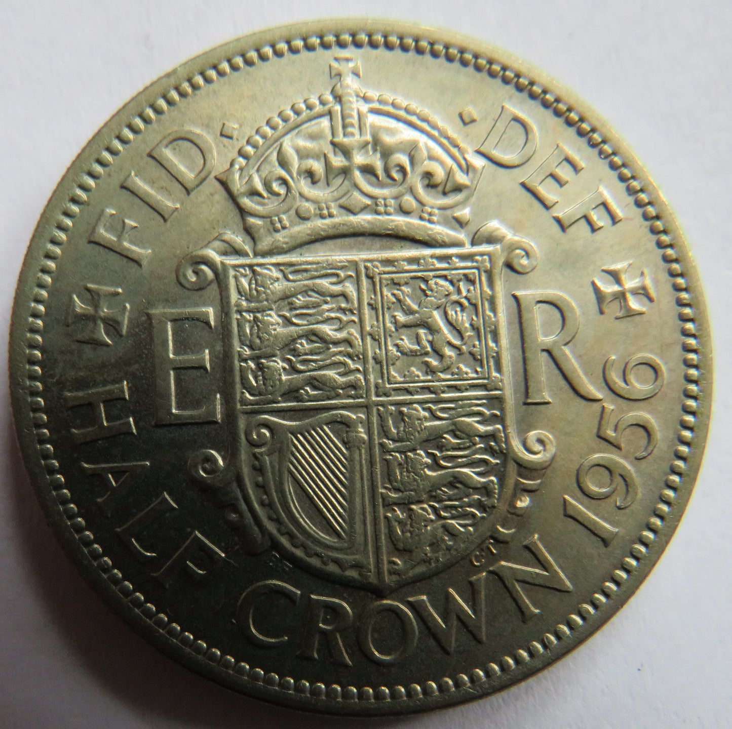 1956 Queen Elizabeth II Halfcrown Coin In Higher Grade - Great Britain