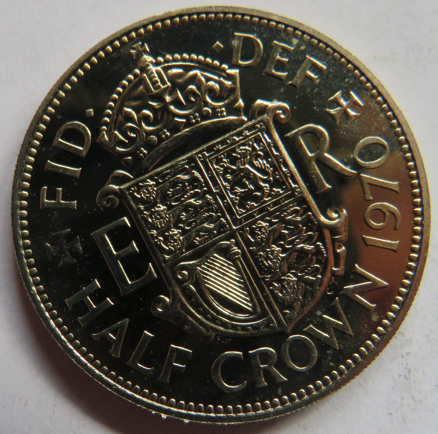 1970 Queen Elizabeth II Proof Halfcrown Coin - Great Britain