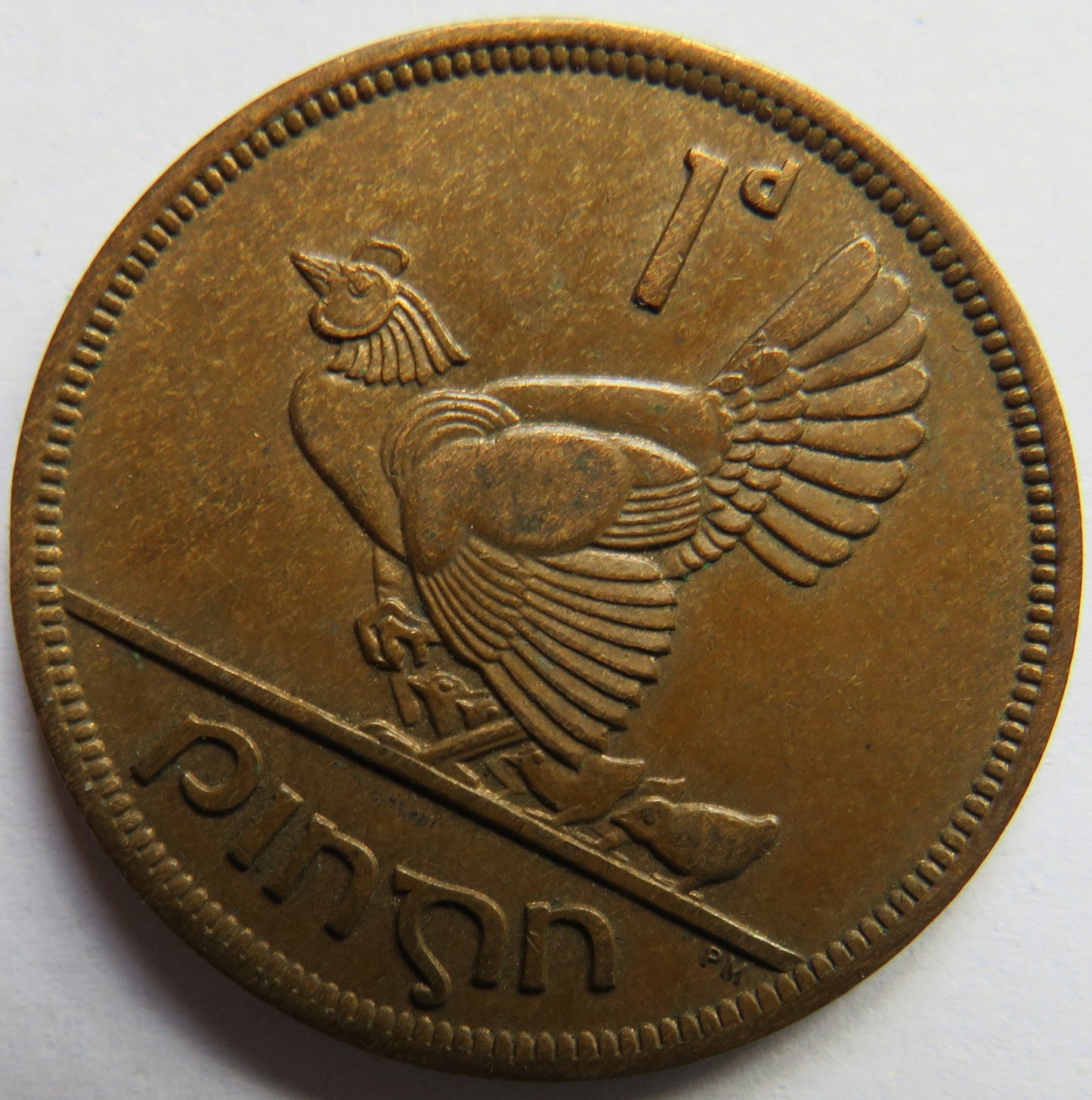 1946 Ireland Eire One Penny Coin