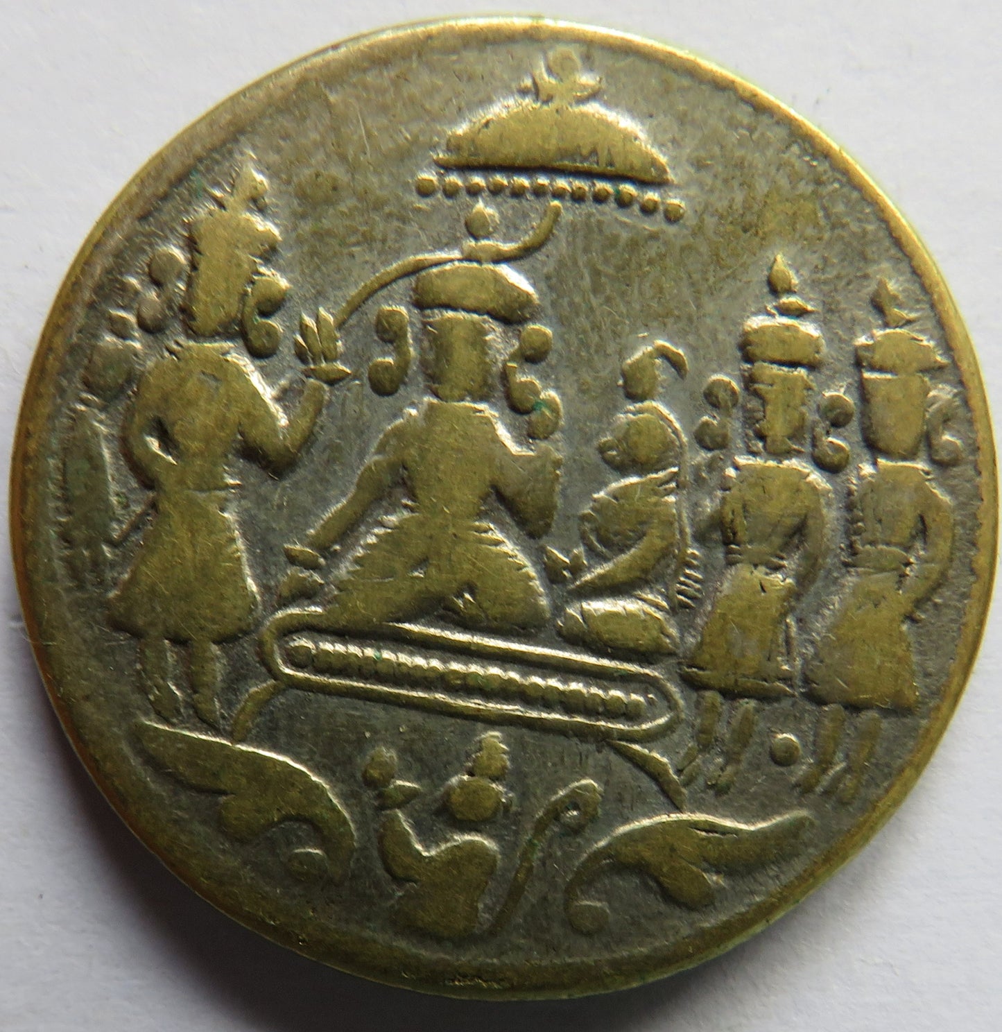 Antique Indian Temple Token