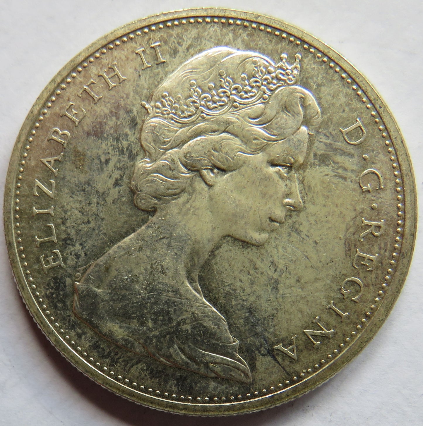1965 Queen Elizabeth II Canada Silver $1 One Dollar Coin