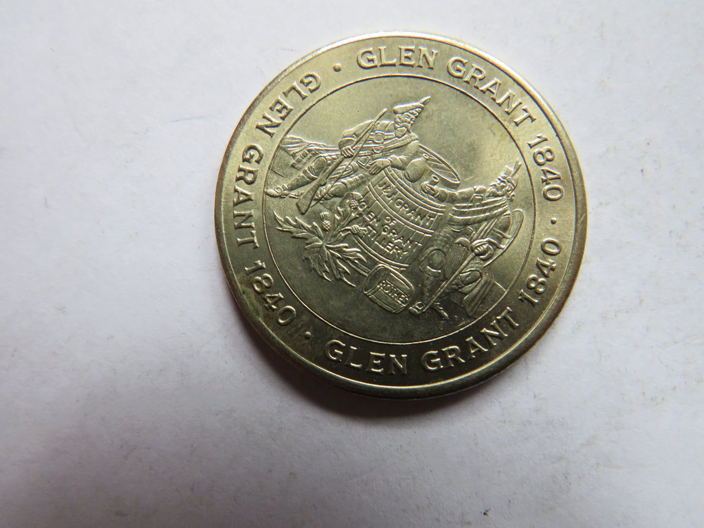 Glen Grant 1840 Pure Malt Scotch Whisky Advertising Medal
