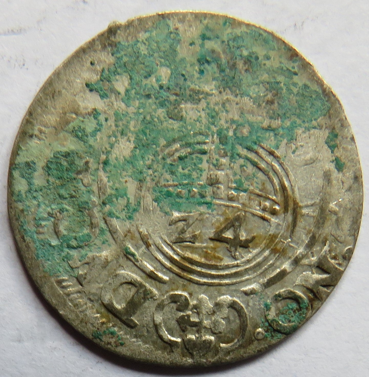 1620's German States Brandenburg 1/24th Thaler Coin