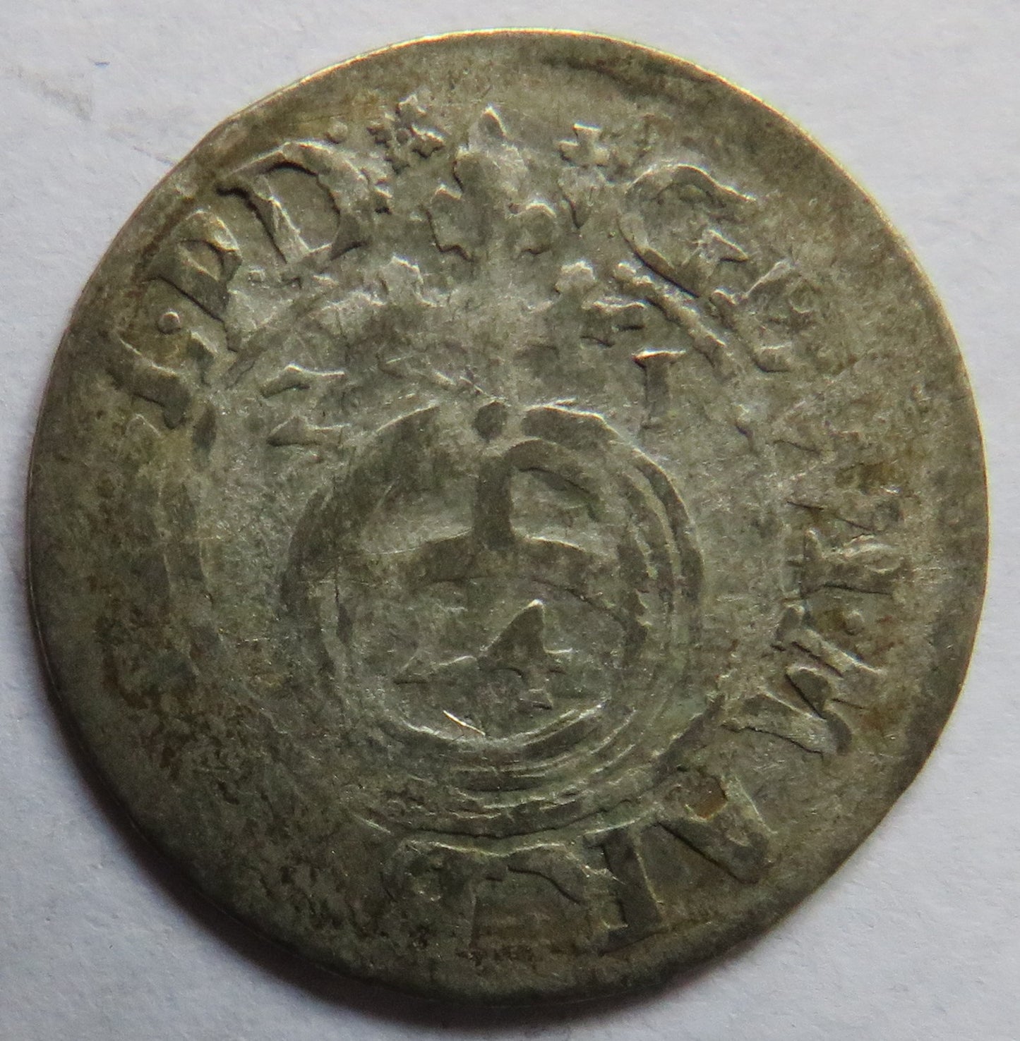 1621 German States Brandenburg 1/24th Thaler Coin