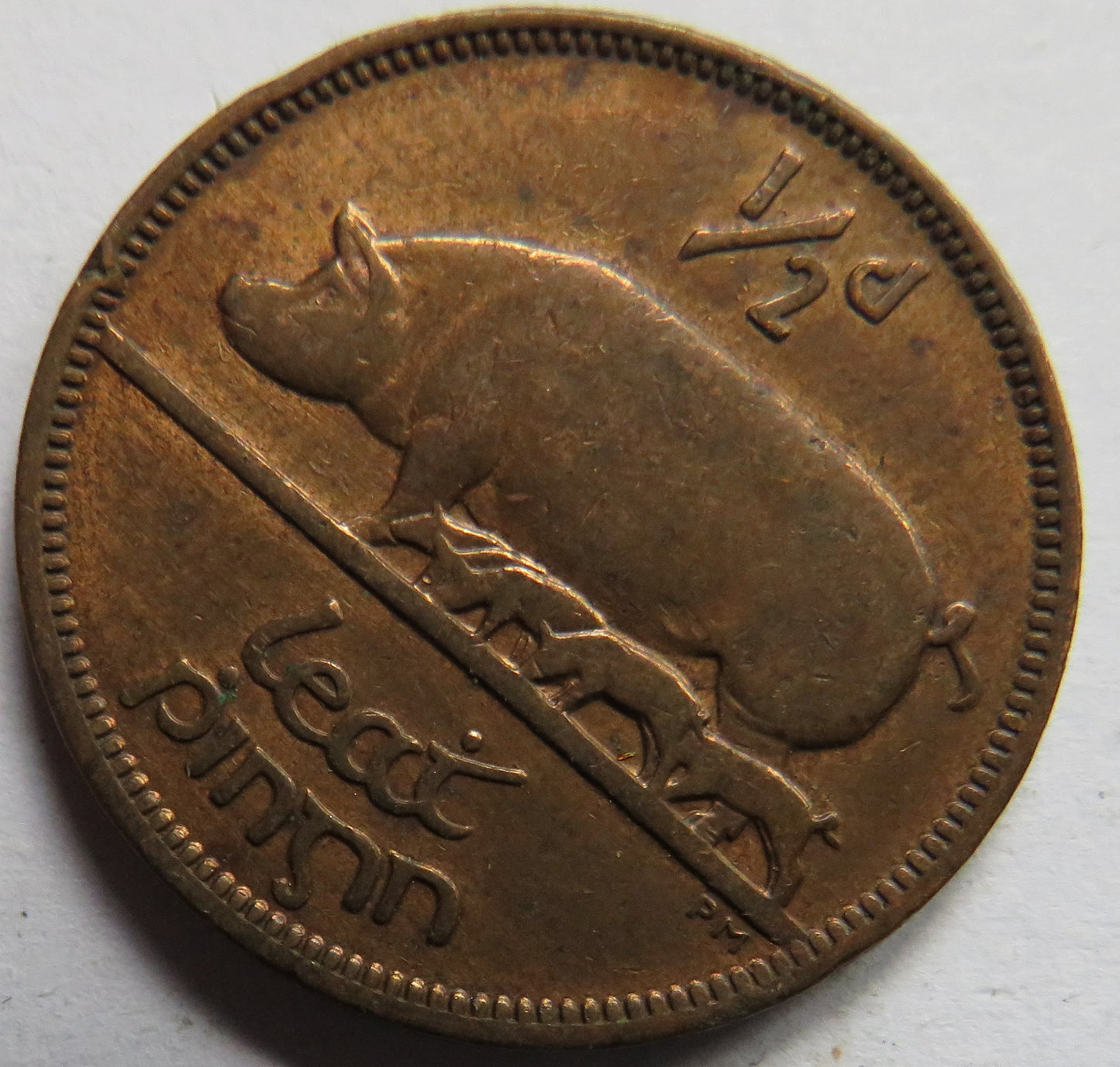 1942 Ireland Halfpenny Coin