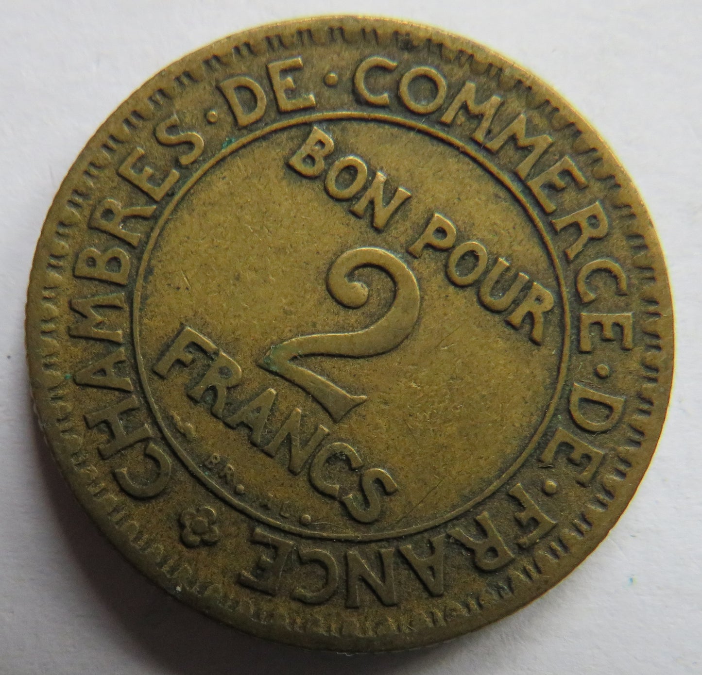 1923 France 2 Francs Coin