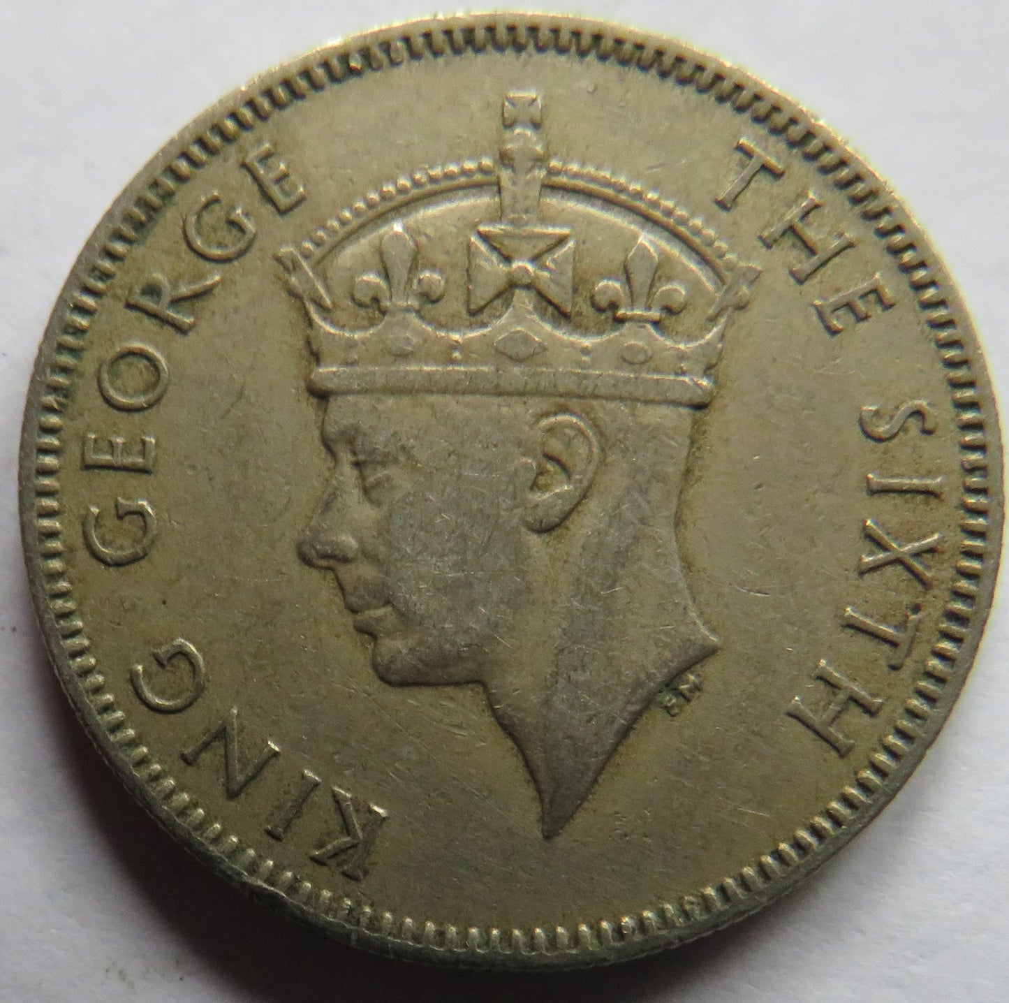 1952 King George VI British Honduras 25 Cents Coin