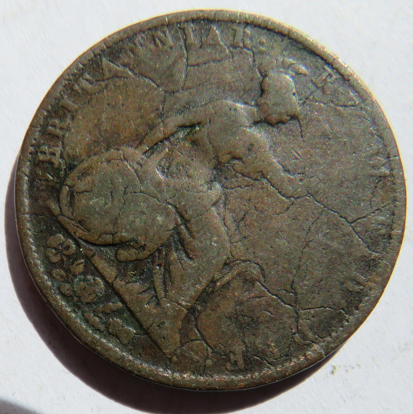 1831 King William IV Halfpenny Coin - Great Britain