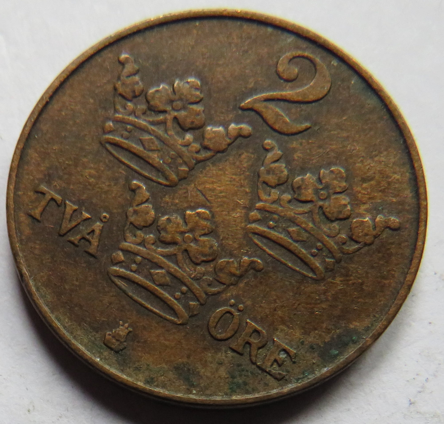 1919 Sweden 2 Öre / Ore Coin