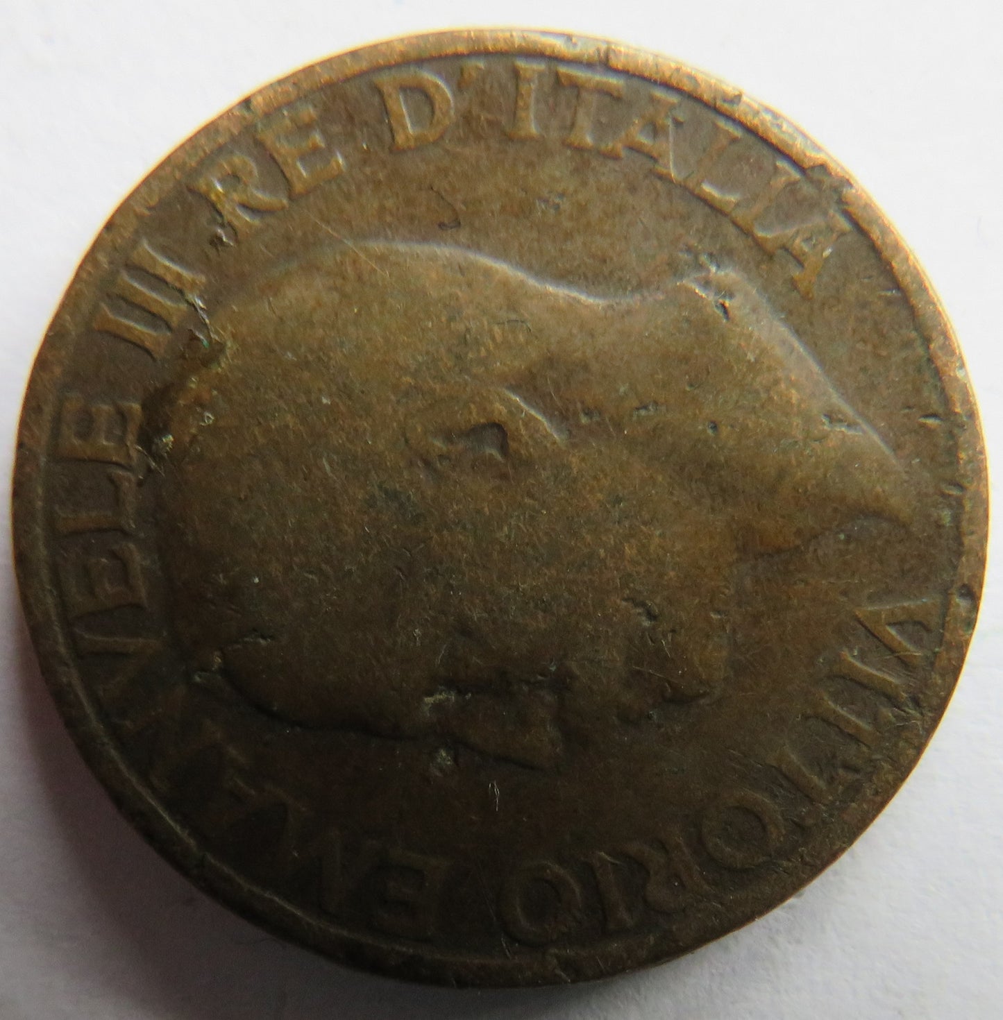 1934 Italy 10 Centesimi Coin