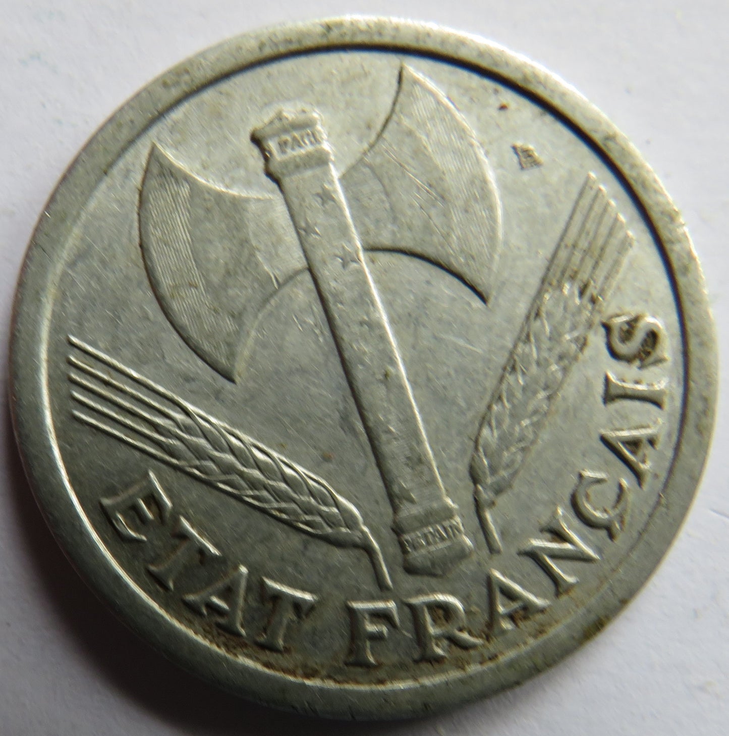 1943 France 2 Francs Coin