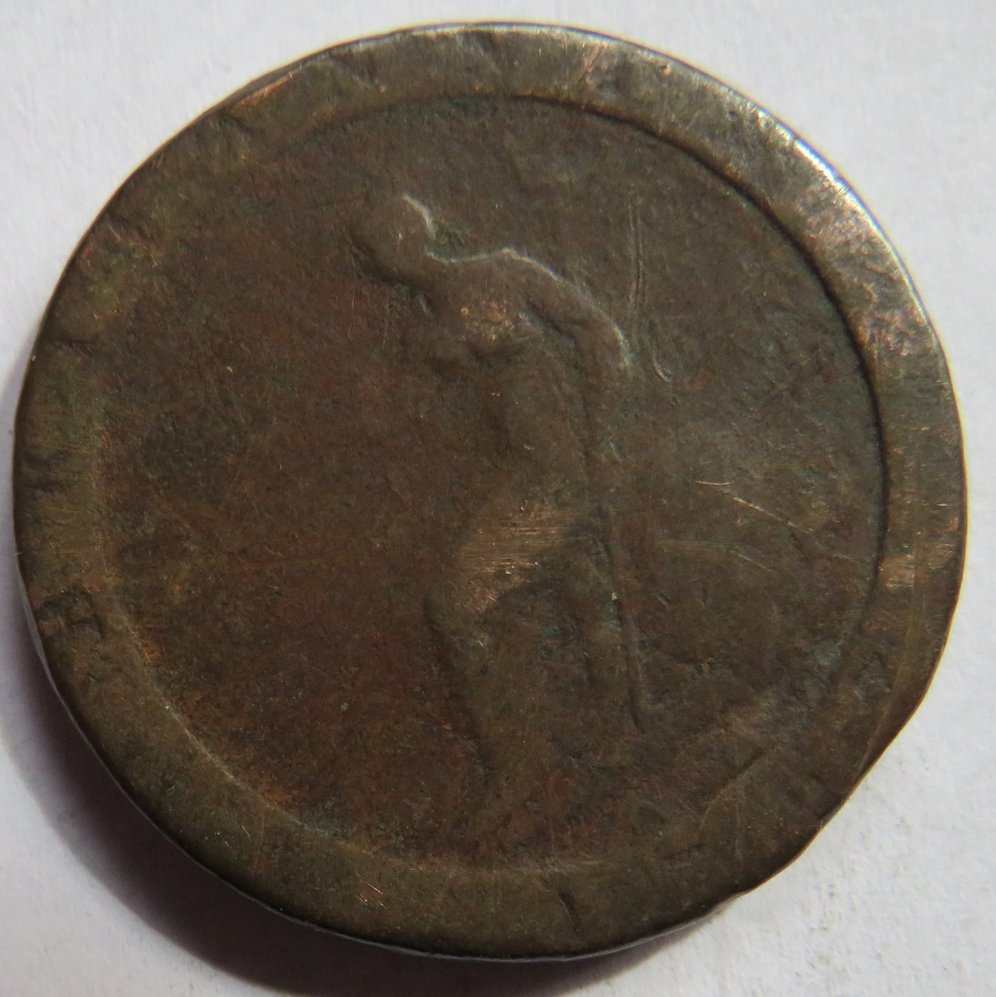 1797 King George III Cartwheel One Penny Coin - Great Britain