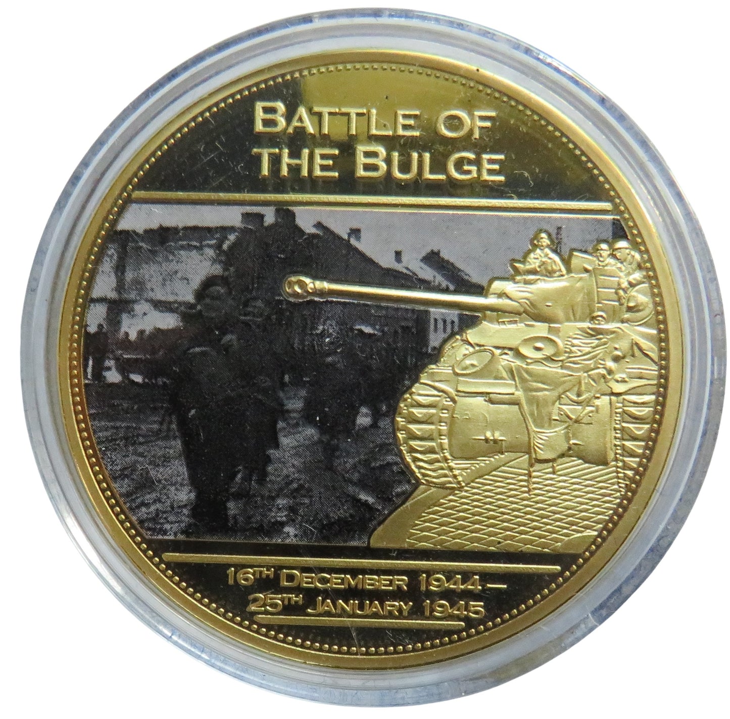 1939-2014 75th Anniversary of WWII Commemorative Coin Battle of the Bulge