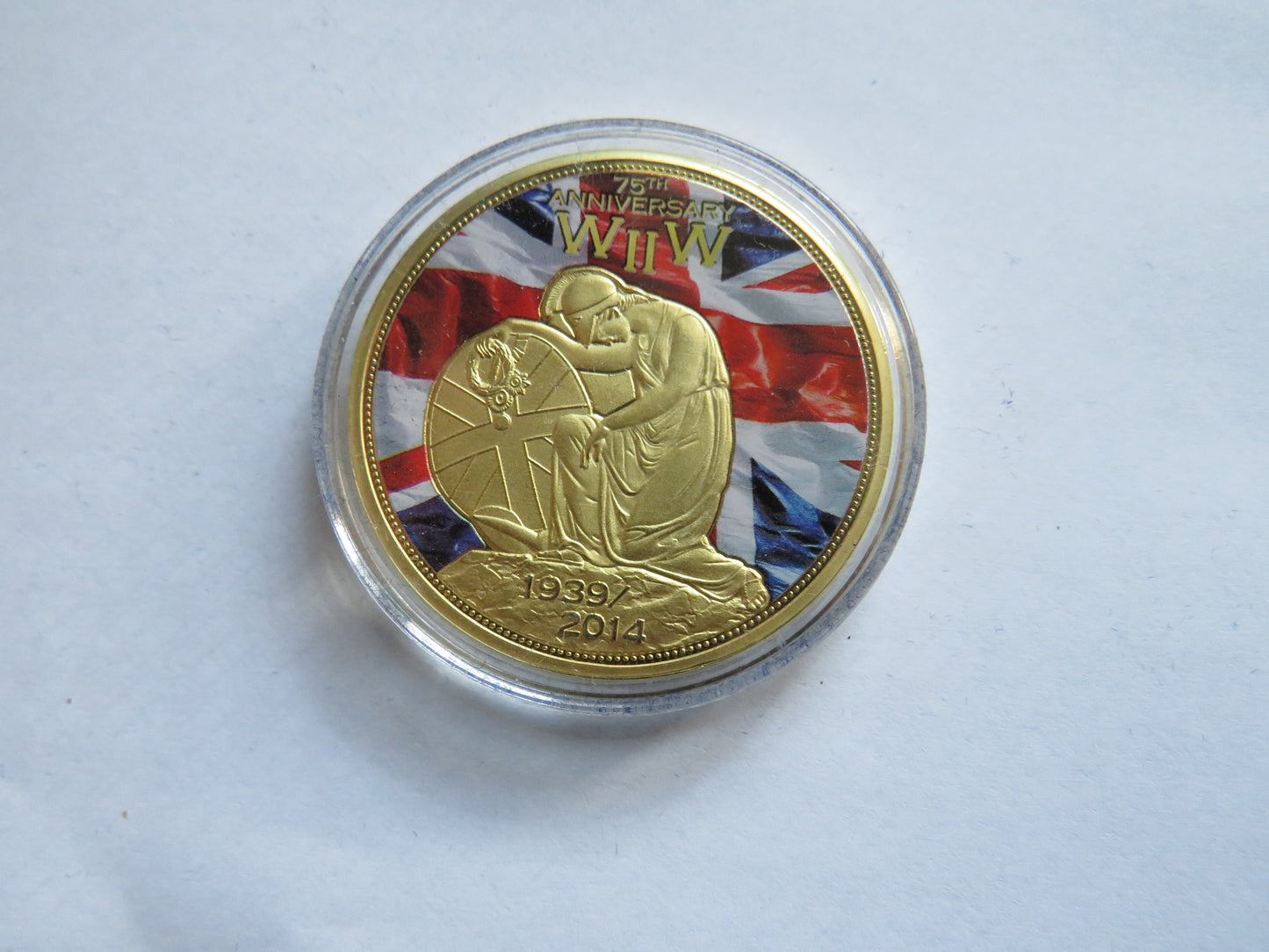 1939-2014 75th Anniversary of WWII Commemorative Coin The Sinking of the Bismarck