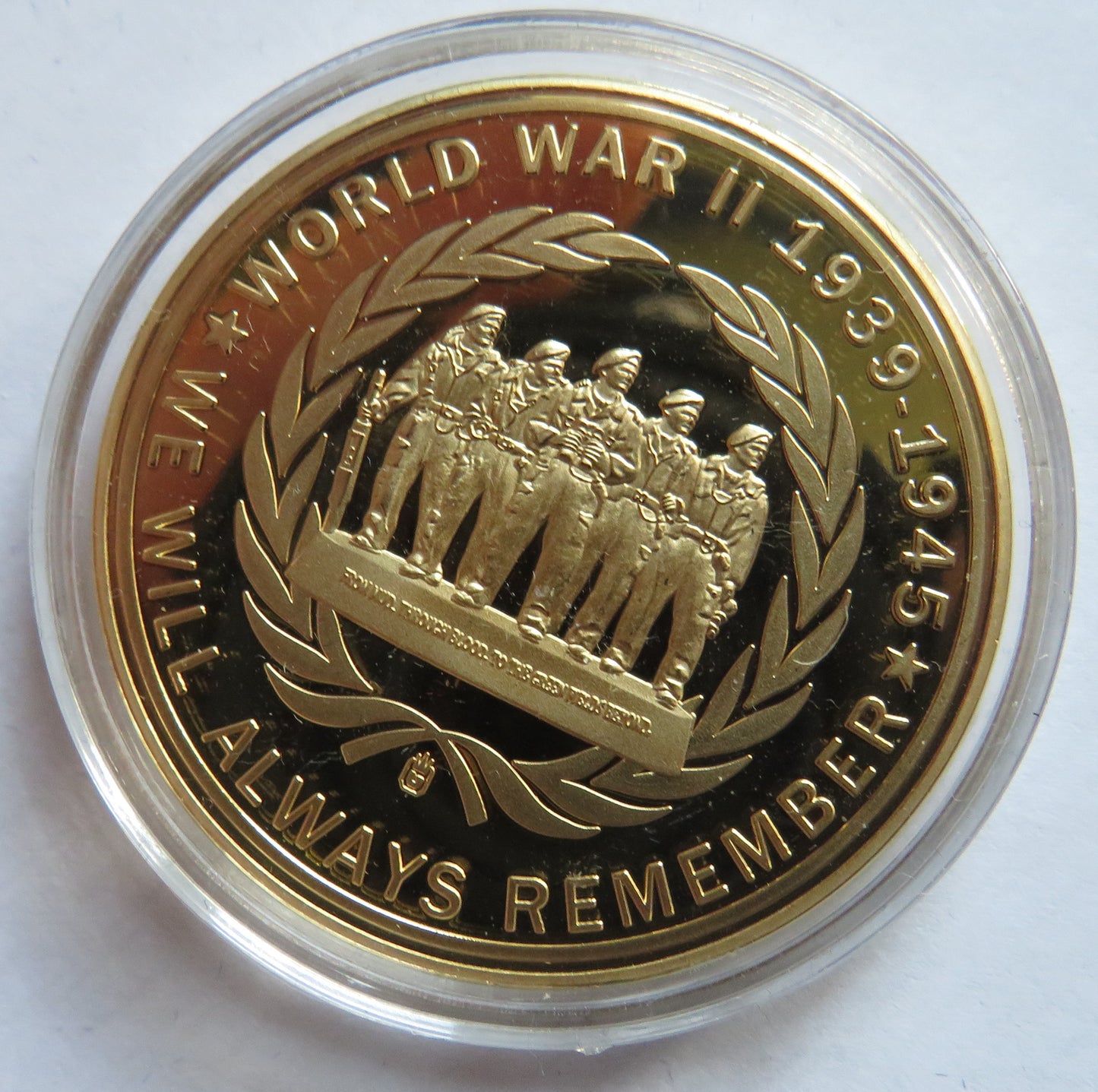 1939-1945 WWII Commemorative Coin Operation Pied Piper