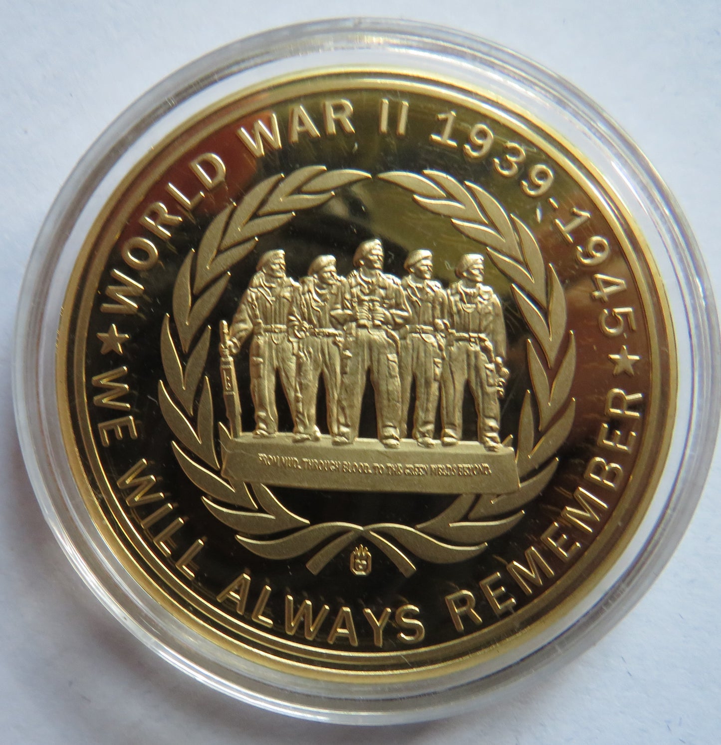 1939-1945 WWII Commemorative Coin D-Day To Victory 6 June 1944