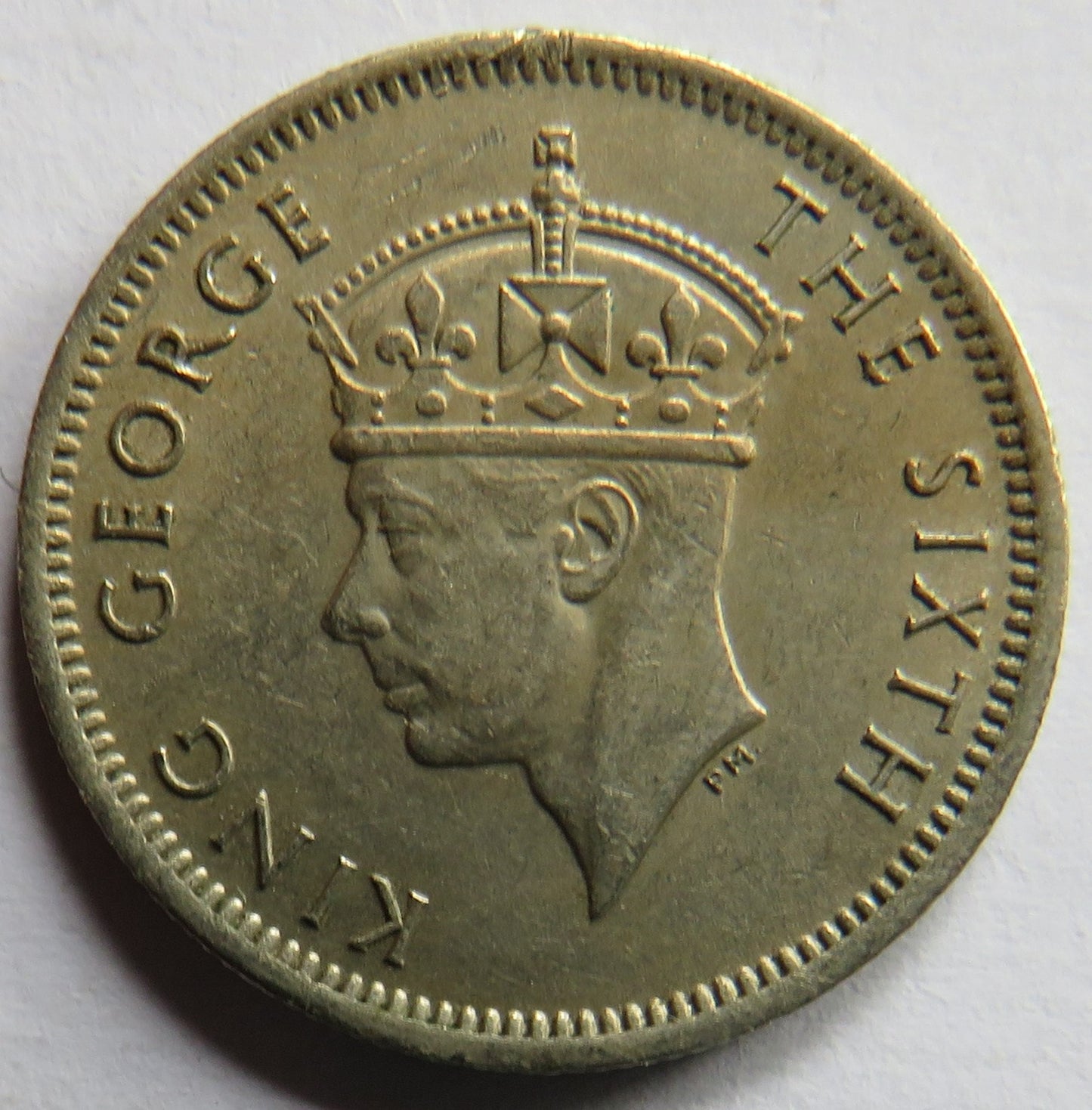 1948 King George VI Commissioners of Currency Malaya 10 Cents Coin