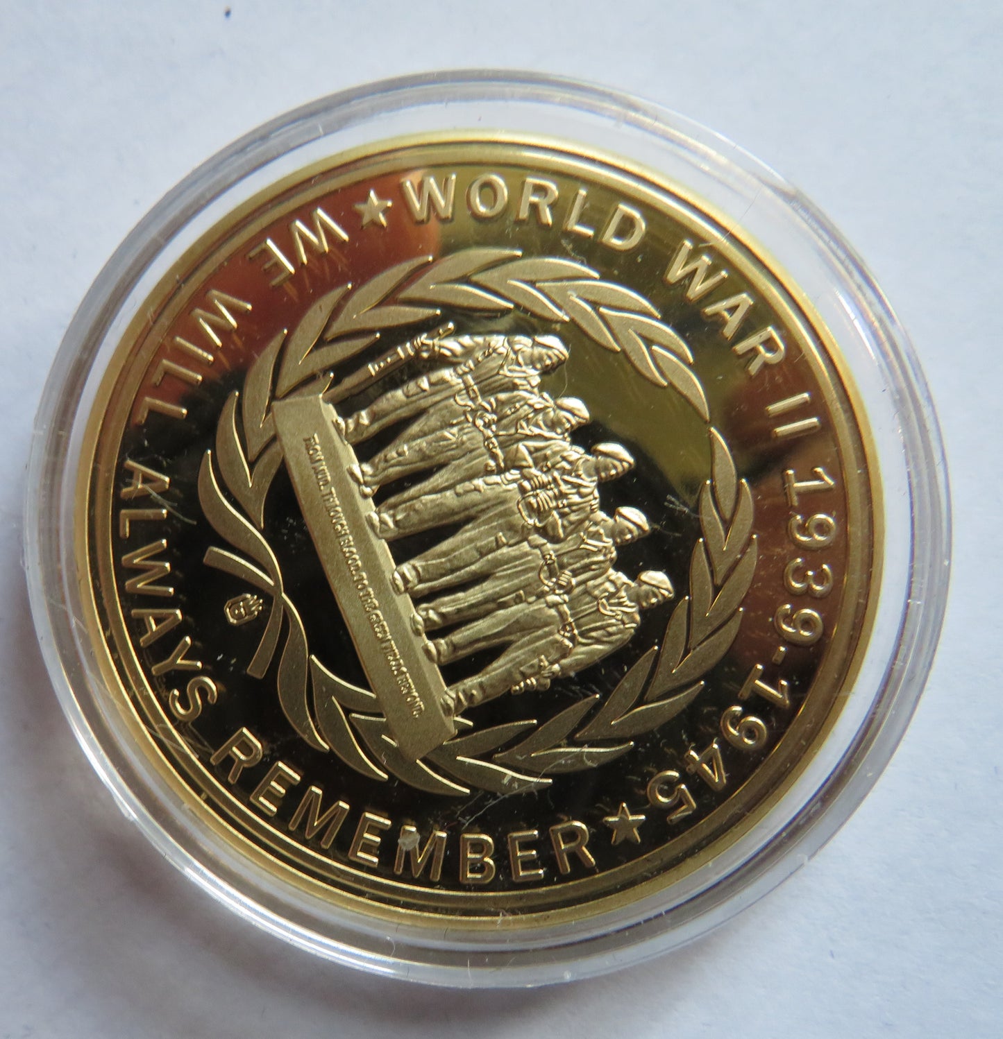 1939-1945 WWII Commemorative Coin The Kings Speech