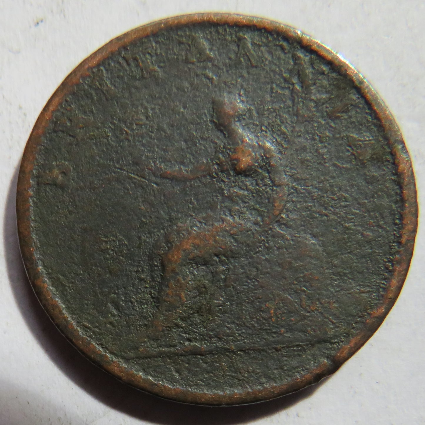 1807 King George III Halfpenny Coin - Great Britain