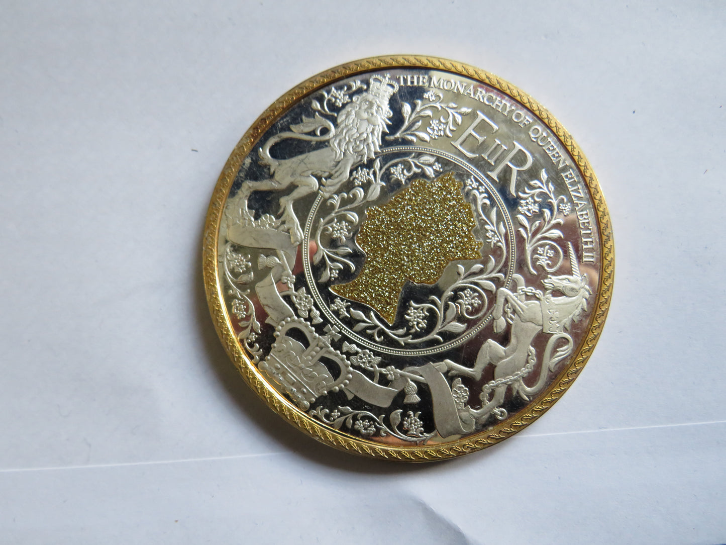 Large Coin Commemorating The Golden Jubilee of Queen Elizabeth II