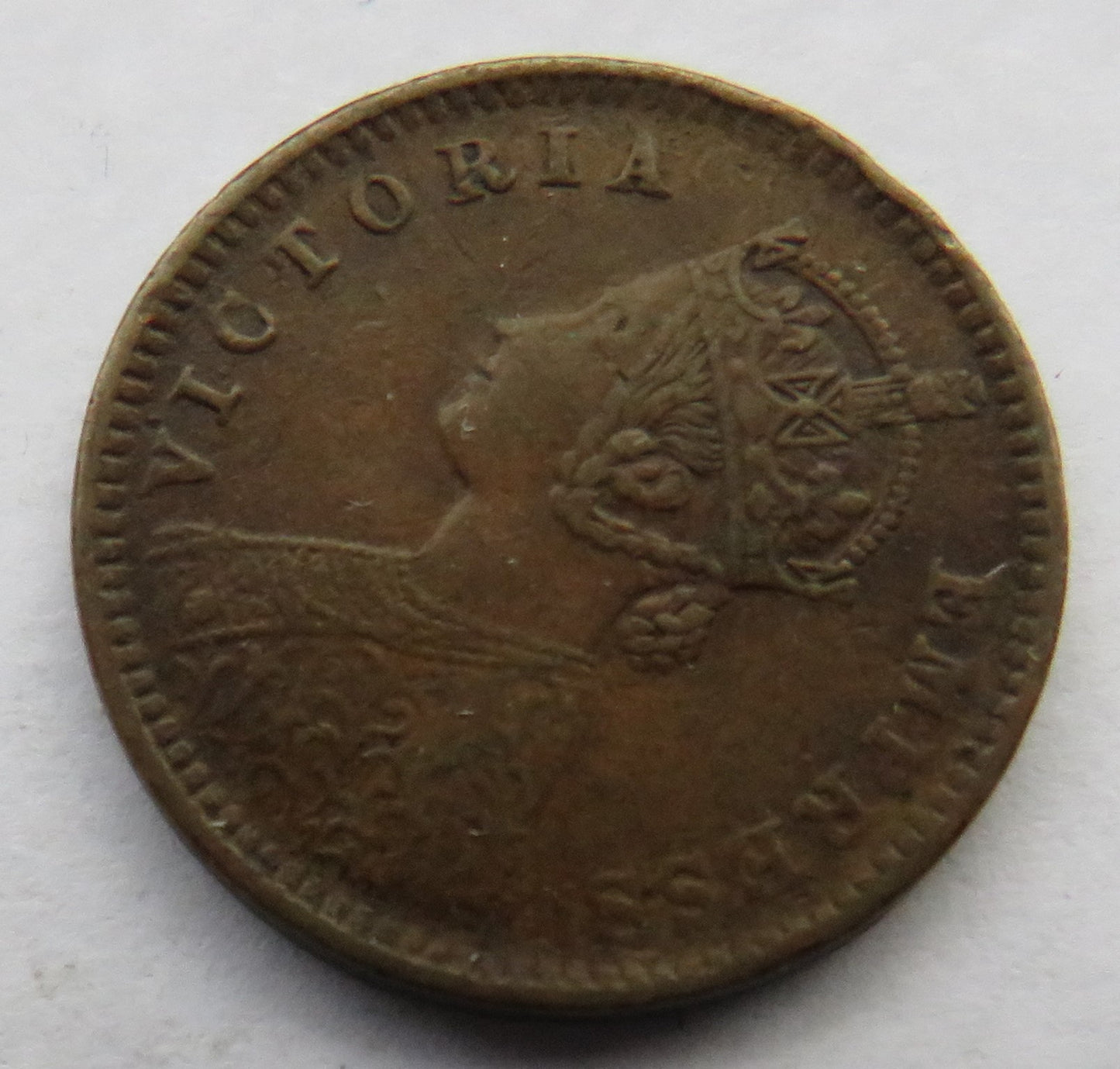 1886 Queen Victoria India 1/12th Anna Coin