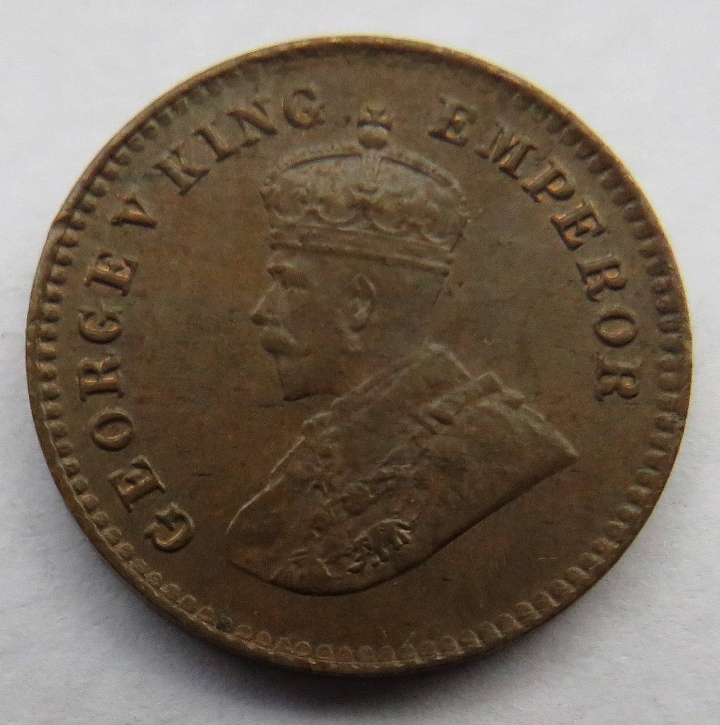 1921 King George V India 1/12th Anna Coin In Higher Grade