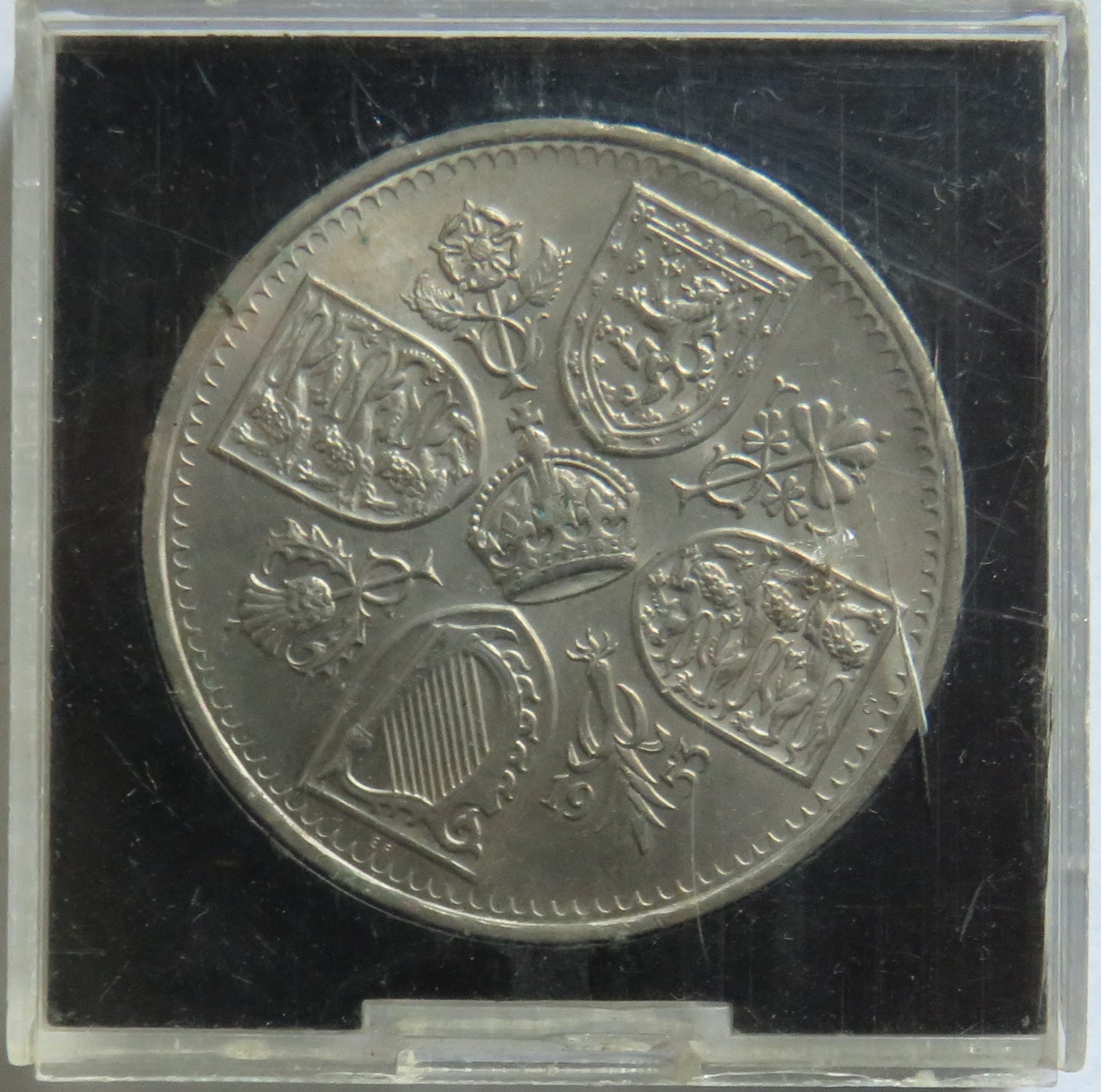 1953 Queen Elizabeth II Coronation Crown Cased Coin