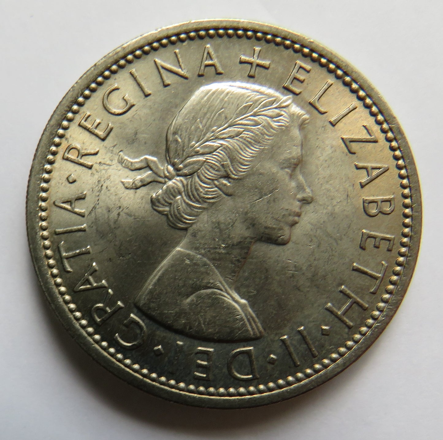 1967 Queen Elizabeth II Florin / Two Shillings Coin In High Grade Great Britain