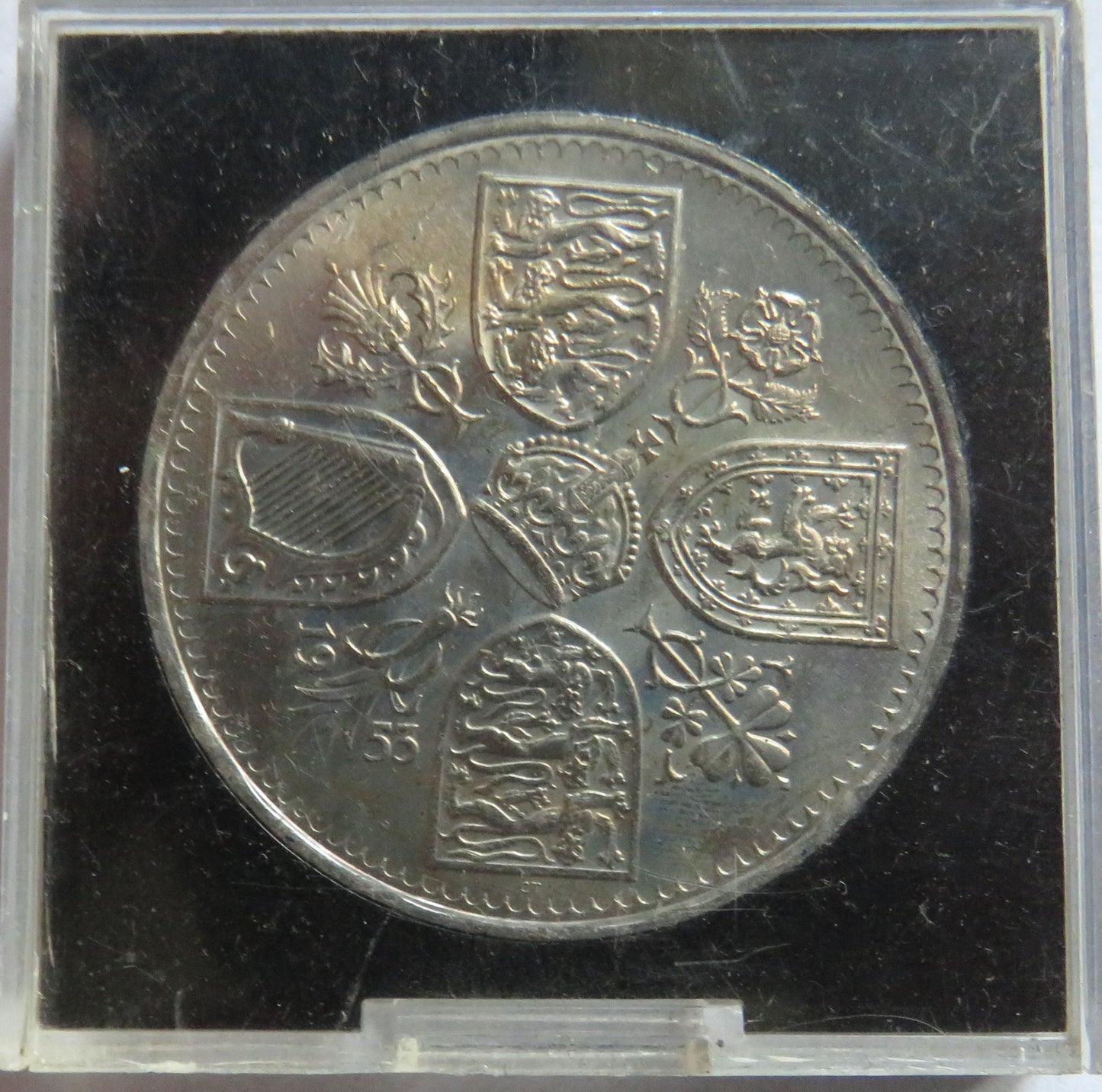 1953 Queen Elizabeth II Coronation Crown Cased Coin