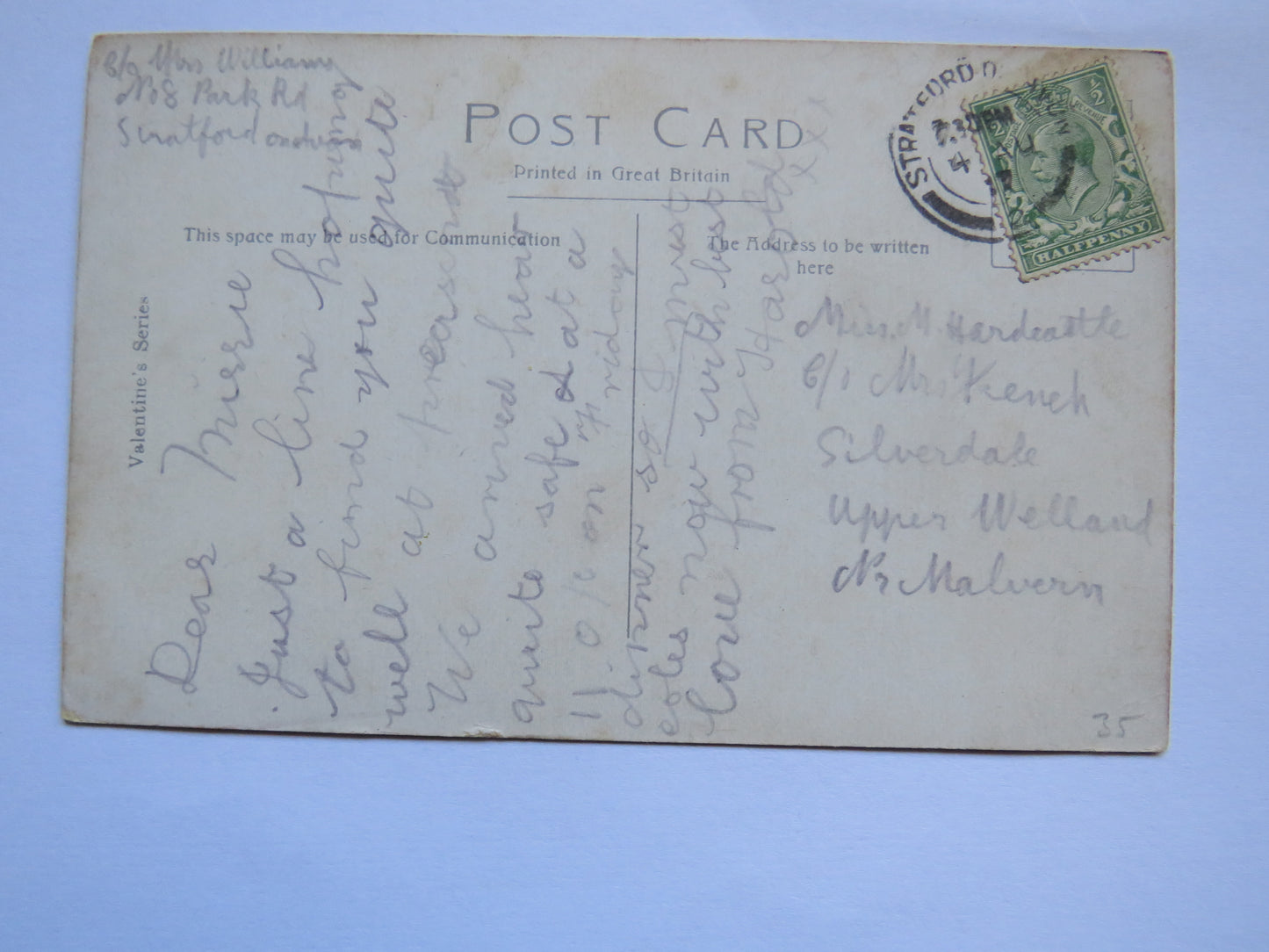Vintage Postcard of Shakespeare's House, Stratford-on-Avon
