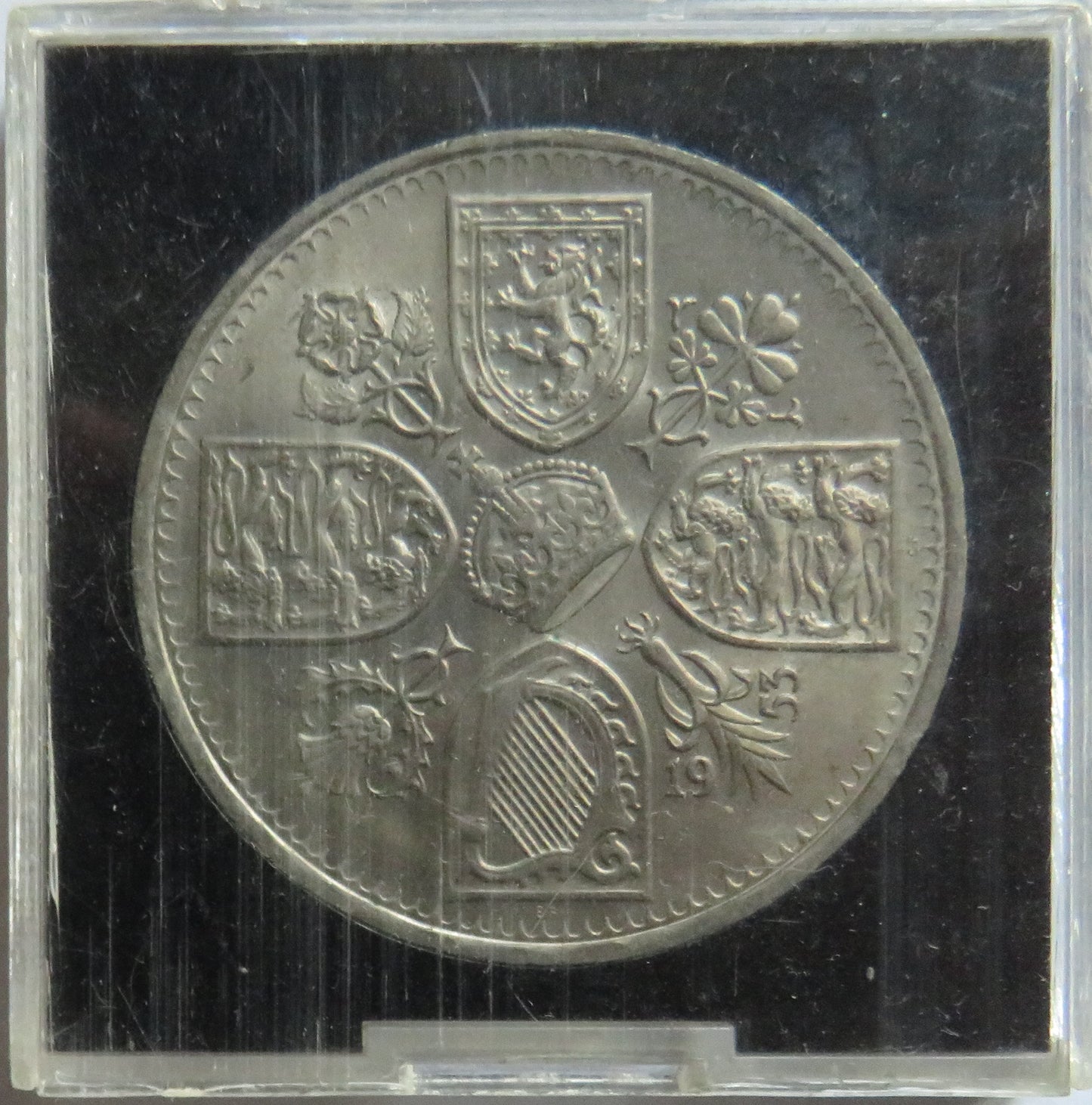 1953 Queen Elizabeth II Coronation Crown Cased Coin