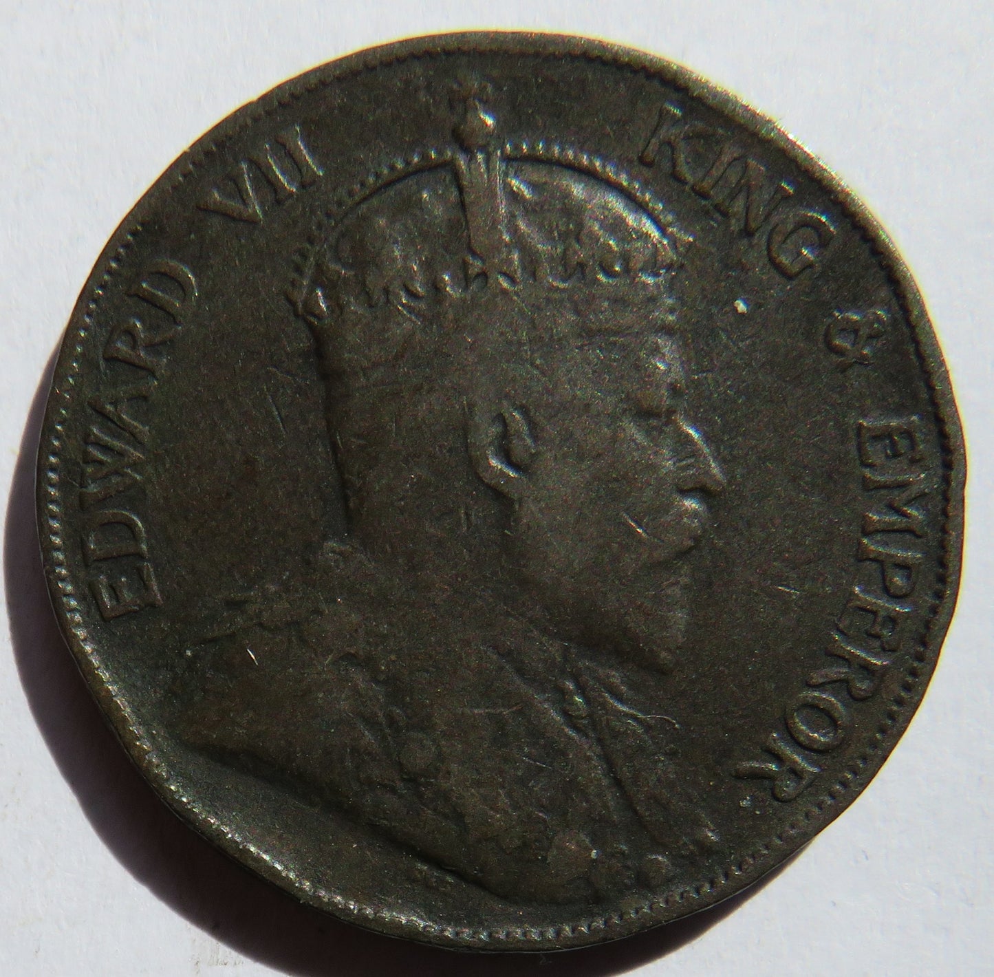 1904 King Edward VII Hong Kong One Cent Coin