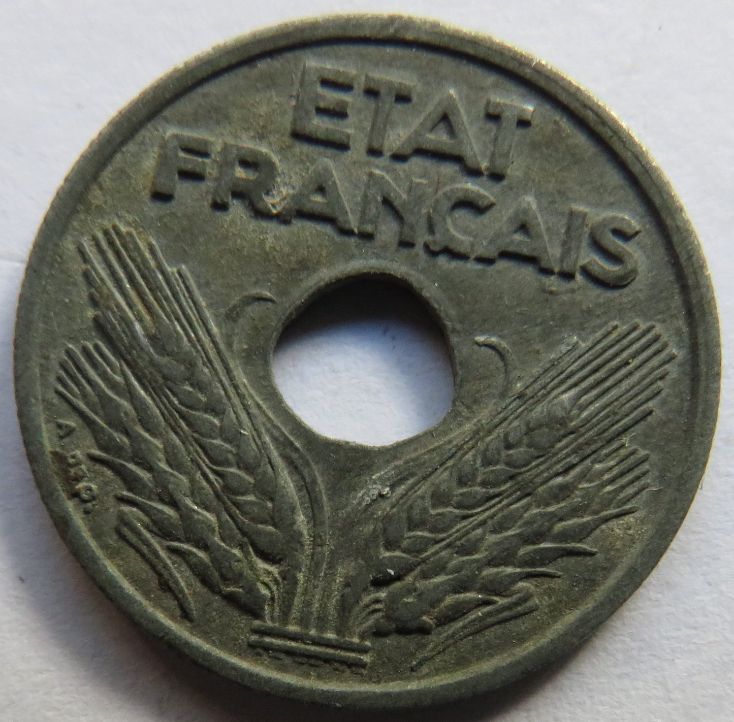 1941 France 10 Centimes Coin