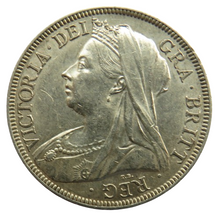 Load image into Gallery viewer, 1898 Queen Victoria Silver Halfcrown Coin In High Grade
