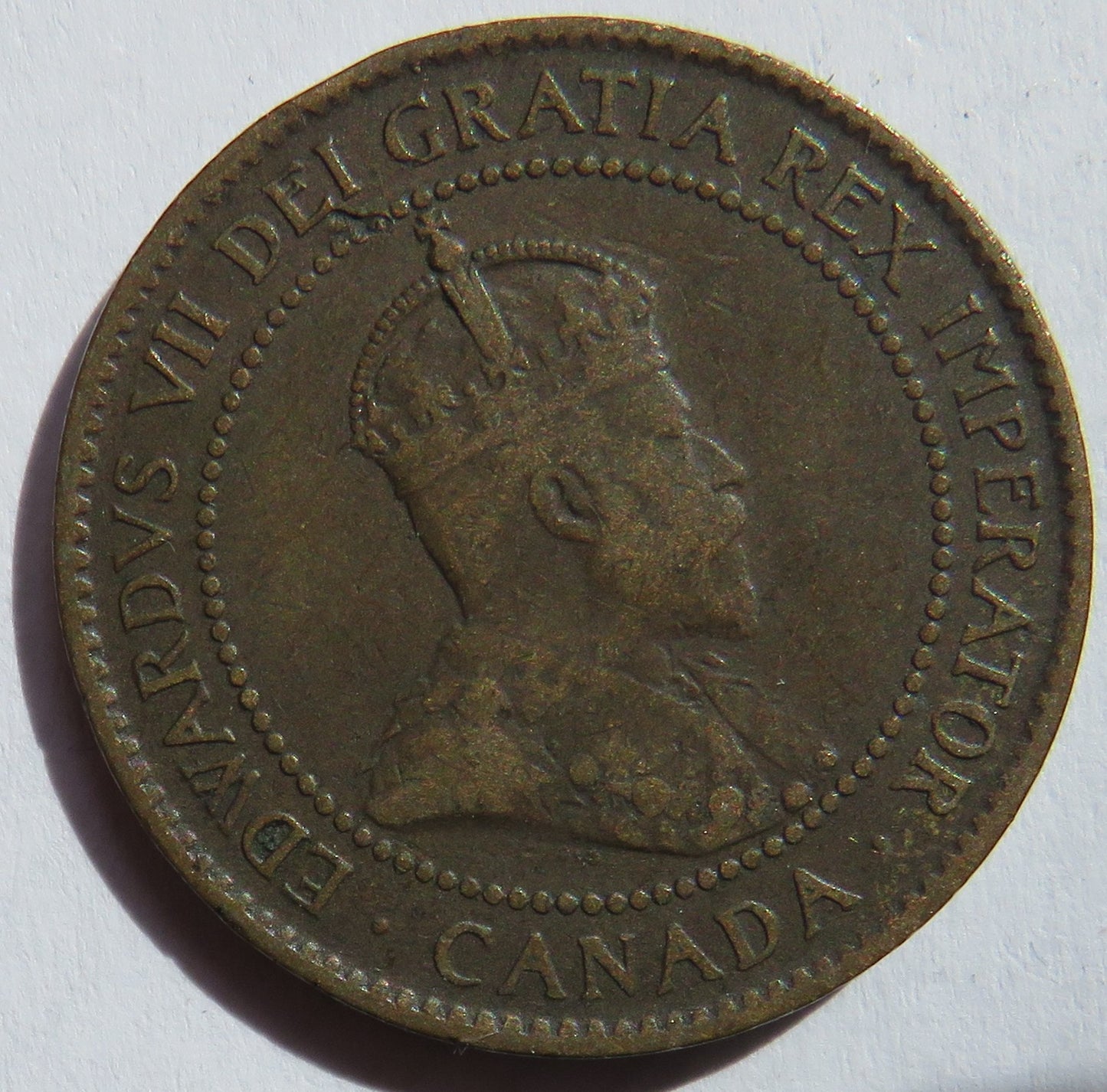 1905 King Edward VII Canada One Cent Coin