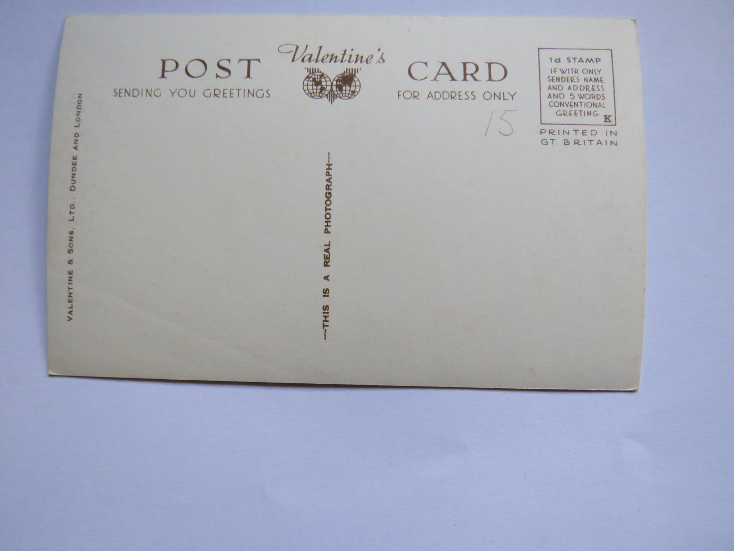 Vintage Postcard of The Library Fire Place, Cardiff Castle
