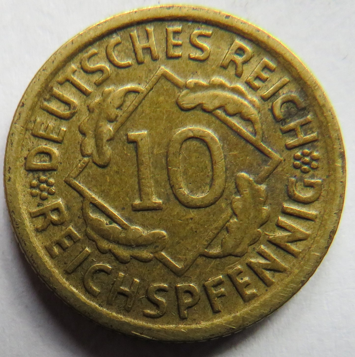 1929-D Germany - Weimar Republic 10 Reichspfennig Coin