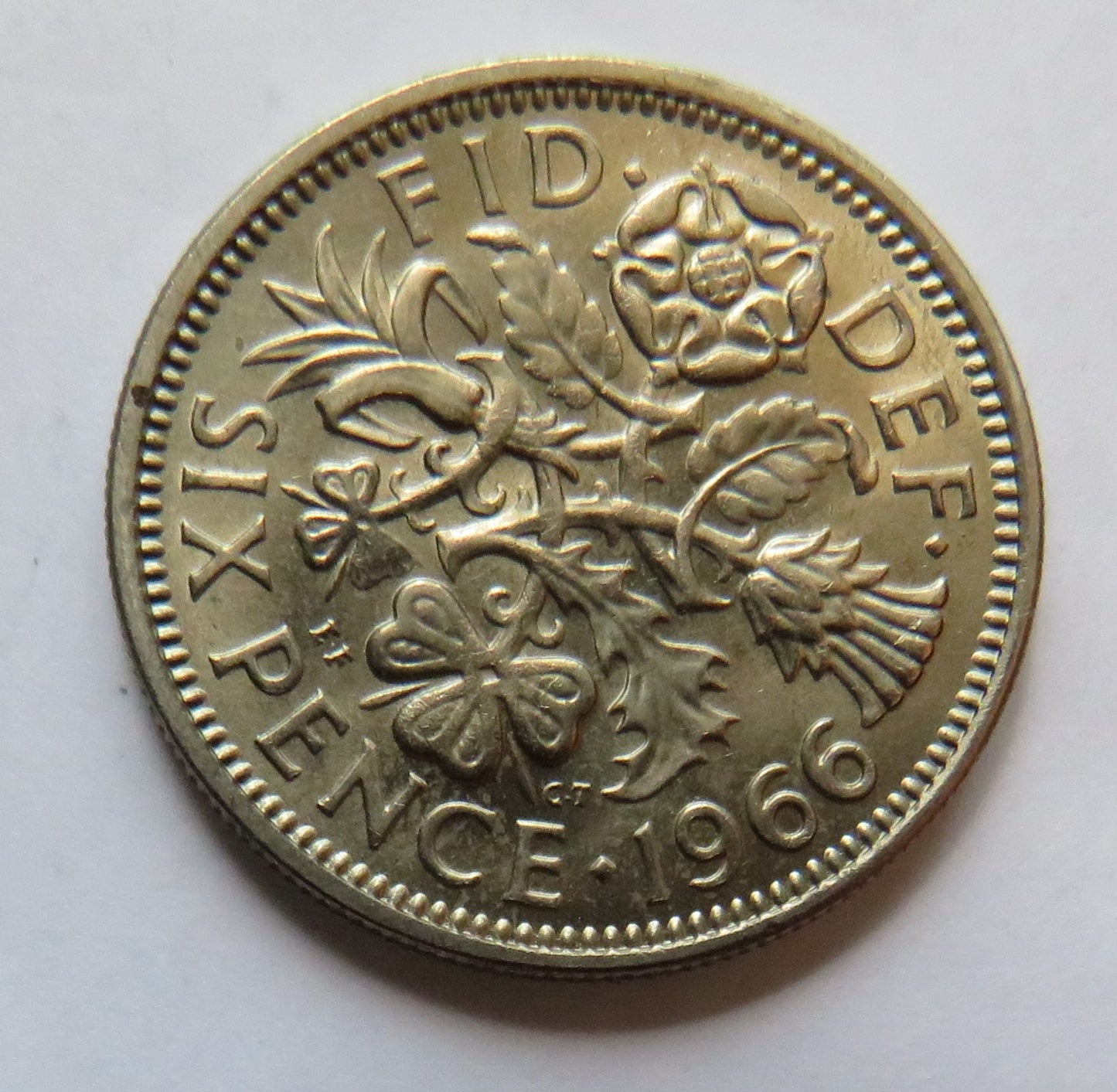 1966 Queen Elizabeth II Sixpence Coin In High Grade - Great Britai