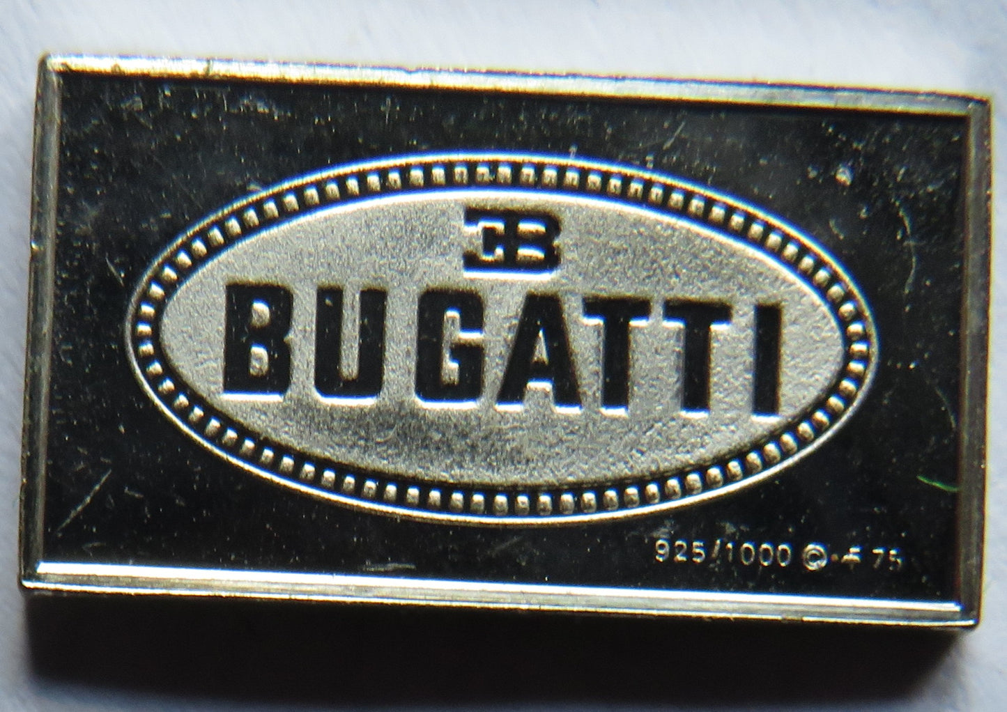 Small Sterling Silver Ingot Classic Cars 1931 Bugatti By John Pinches