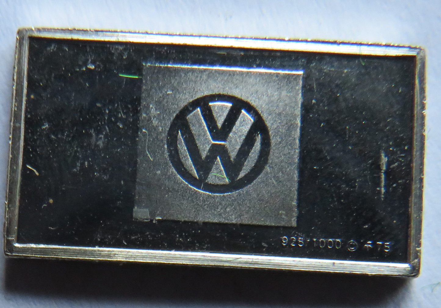 Small Sterling Silver Ingot Classic Cars 1975 Volkswagen By John Pinches
