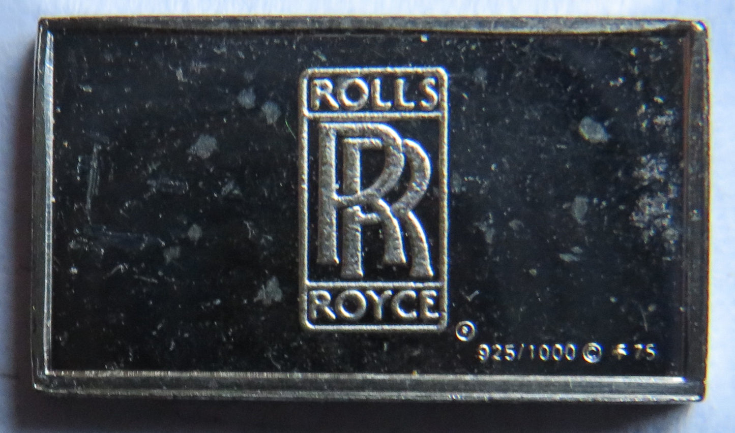 Small Sterling Silver Ingot Classic Cars 1959 Rolls-Royce By John Pinches