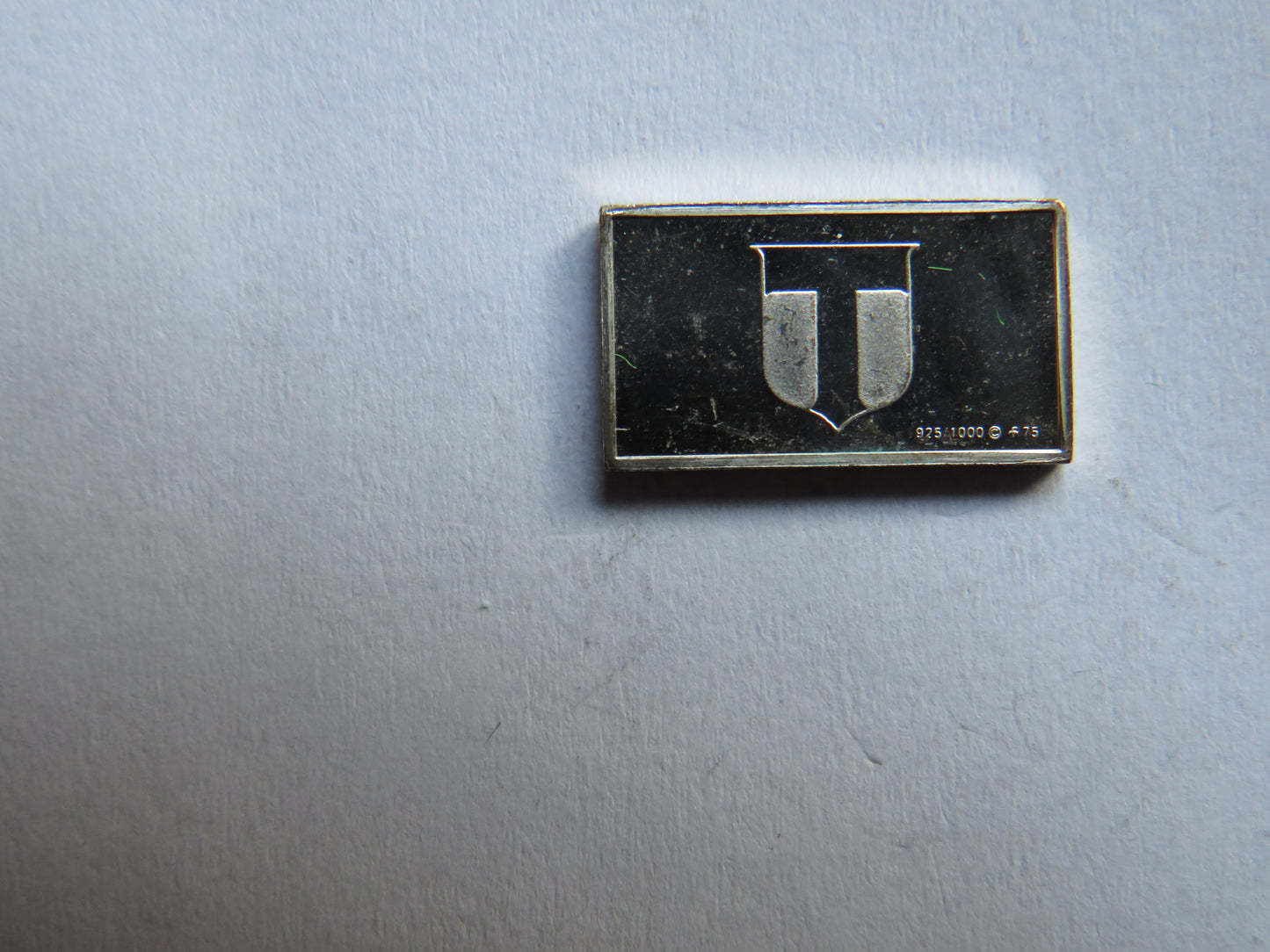 Small Sterling Silver Ingot Classic Cars 1907 Thomas By John Pinches