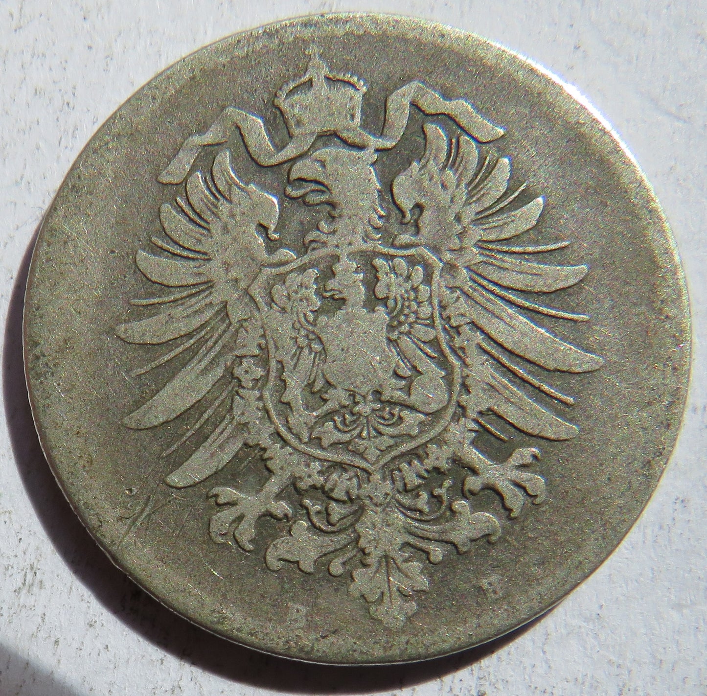 1875-H Germany Silver One Mark Coin