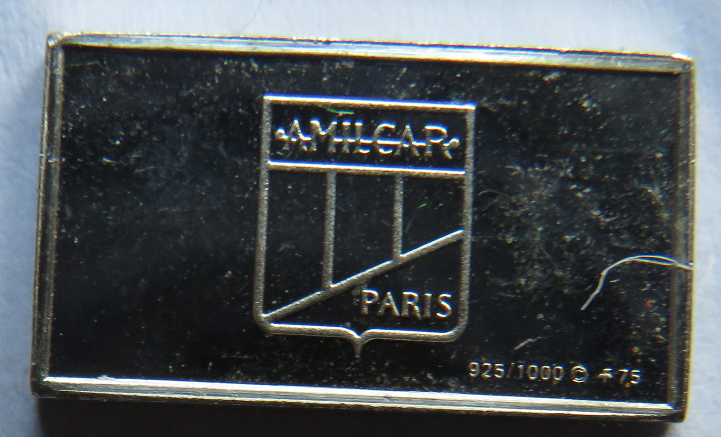 Small Sterling Silver Ingot Classic Cars 1927 Amilcar By John Pinches