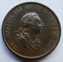 Load image into Gallery viewer, 1799 King George III Halfpenny Coin In Higher Grade
